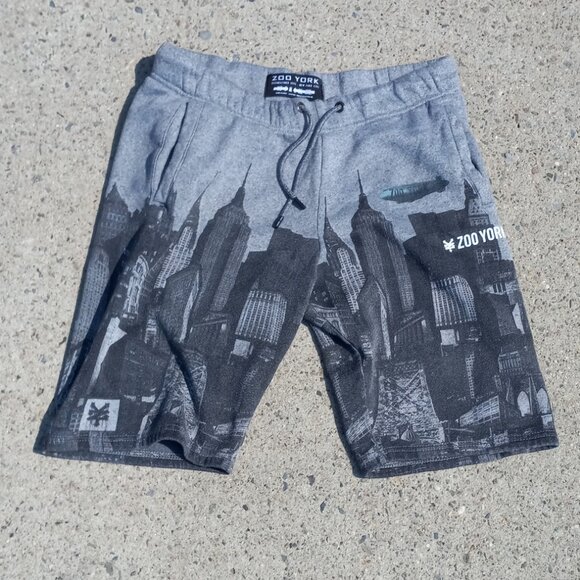 Zoo York Skyline Thread Collective SWEAT SHORTS New York City Landmarks (M) - Picture 2 of 16
